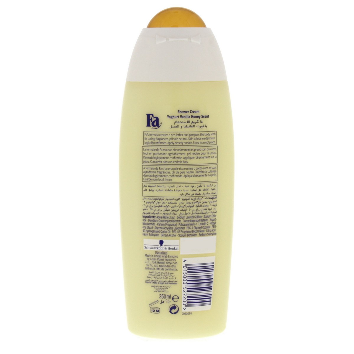 Fa Shower Cream Yoghurt and Vanilla Honey Scent 250ml